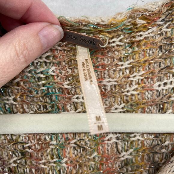 Free People Casablanca Cape Poncho Size Medium - Picture 3 of 6